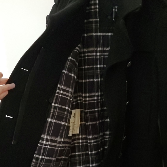 Community Aritzia Black Wool Coat XS - Picture 9 of 14